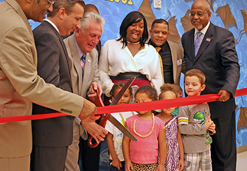 Aquar.preschool ribbon cutting.4web